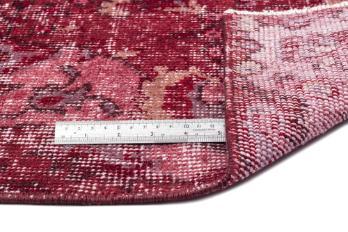 Atina Red Vintage Wool Handmade Area Rug 5'11" x 10'2"