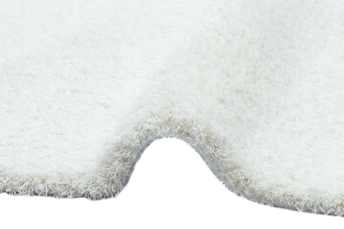 Modern Shaggy Rug | Cotton Area Rug Machine Made Carpet - Soft Textured, Dust Free