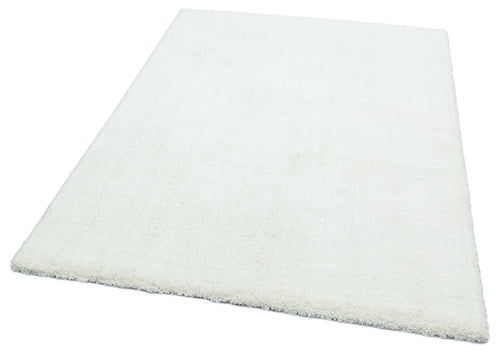 Modern Shaggy Rug | Cotton Area Rug Machine Made Carpet - Soft Textured, Dust Free