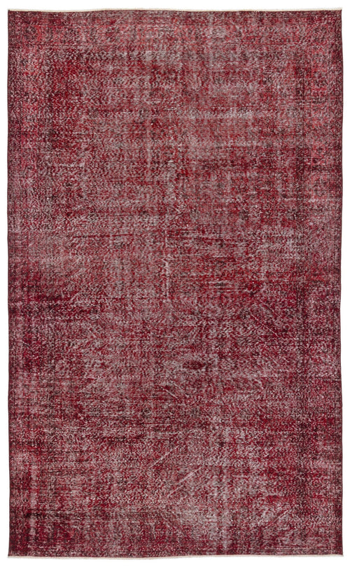 Atina Red Vintage Wool Handmade Area Rug 6'5" x 10'6"
