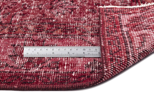 Atina Red Vintage Wool Handmade Area Rug 5'3" x 9'5"