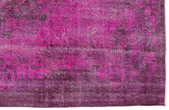 Atina Pink Vintage Wool Handmade Area Rug 4'6" x 12'6"