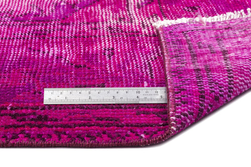 Atina Pink Vintage Wool Handmade Area Rug 6'0" x 9'8"