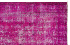 Atina Pink Vintage Wool Handmade Area Rug 6'0" x 9'8"