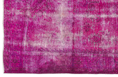 Atina Pink Vintage Wool Handmade Area Rug 6'0" x 9'8"