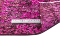 Atina Pink Vintage Wool Handmade Area Rug 6'0" x 9'7"