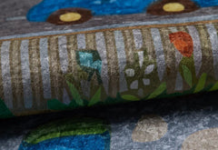 Kids Cars Rug - Grey Digital Print Carpet With Car Pattern For Playroom