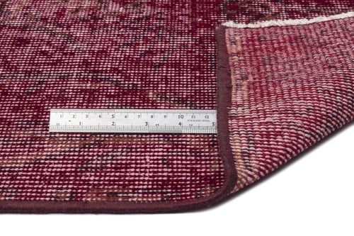 Atina Red Vintage Wool Handmade Area Rug 5'10" x 9'2"