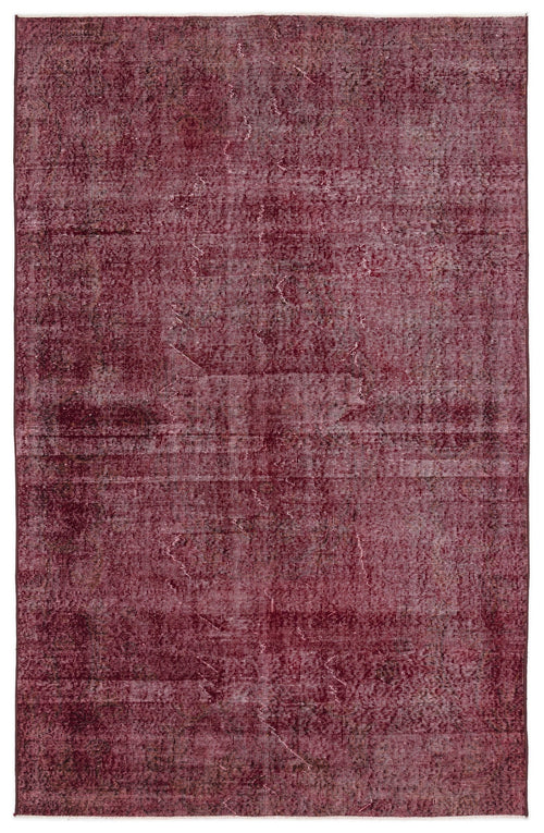 Atina Red Vintage Wool Handmade Area Rug 5'10" x 9'2"