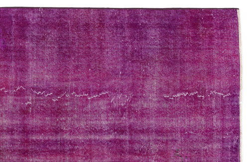 Atina Pink Vintage Wool Handmade Area Rug 5'9" x 9'3"