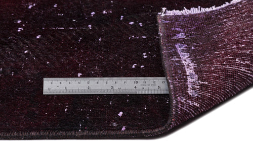 Epir Black Vintage Wool Handmade Area Rug 9'7" x 13'0"