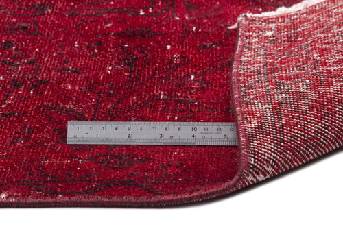 Epir Red Vintage Wool Handmade Area Rug 9'1" x 12'4"