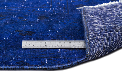 Epir Blue Vintage Wool Handmade Area Rug 9'8" x 13'1"