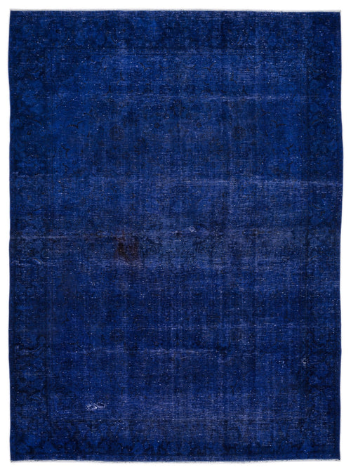 Epir Blue Vintage Wool Handmade Area Rug 9'8" x 13'1"