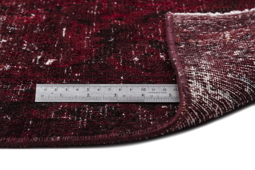 Epir Red Vintage Wool Handmade Area Rug 8'11" x 13'0"