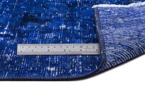 Epir Blue Vintage Wool Handmade Area Rug 9'1" x 12'6"