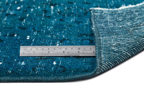 Epir Turquoise Vintage Wool Handmade Area Rug 9'2" x 14'4"