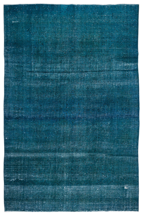 Epir Turquoise Vintage Wool Handmade Area Rug 9'2" x 14'4"