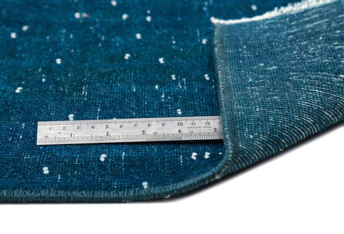 Epir Turquoise Vintage Wool Handmade Area Rug 9'9" x 13'2"