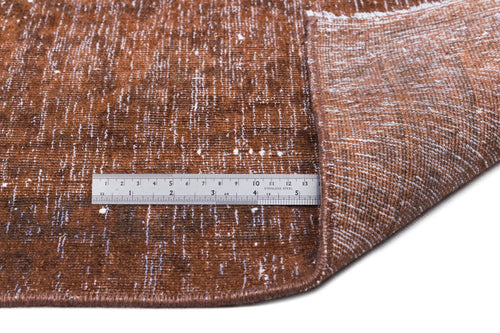 Epir Brown Vintage Wool Handmade Area Rug 9'7" x 12'10"