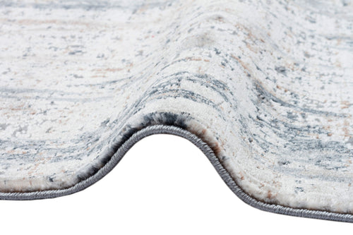 Wagna Beige Vintage Modern Machine Made Area Rug