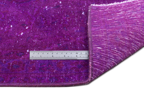 Epir Pink Vintage Wool Handmade Area Rug 9'5" x 12'11"