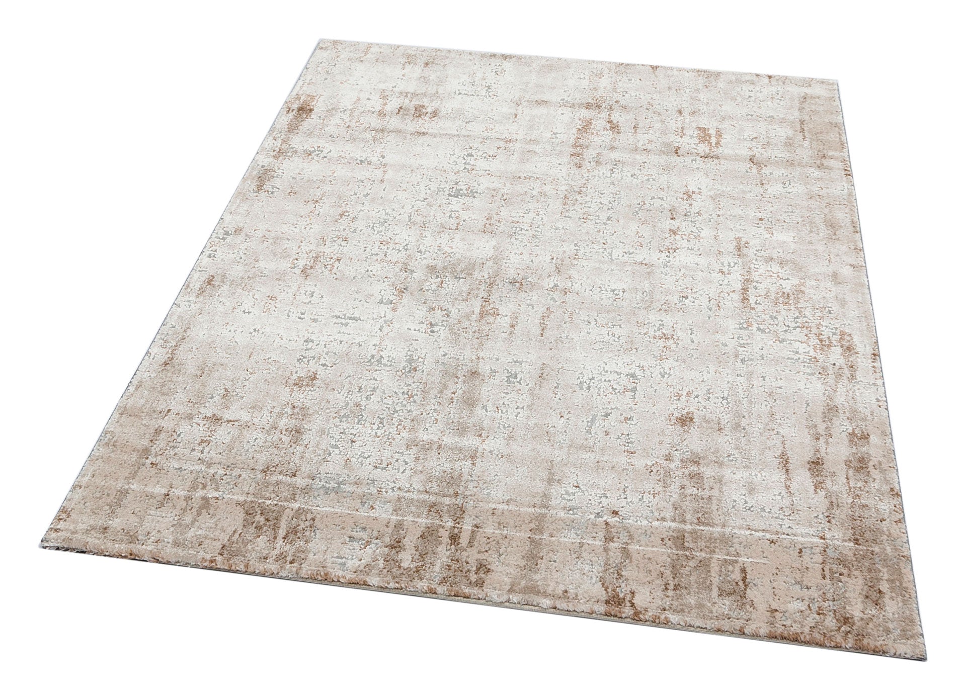 Vintage Modern Area Rug – Machine Made Cream Rug with Soft Texture & Anti Slip