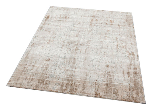 Vintage Modern Area Rug – Machine Made Cream Rug with Soft Texture & Anti Slip