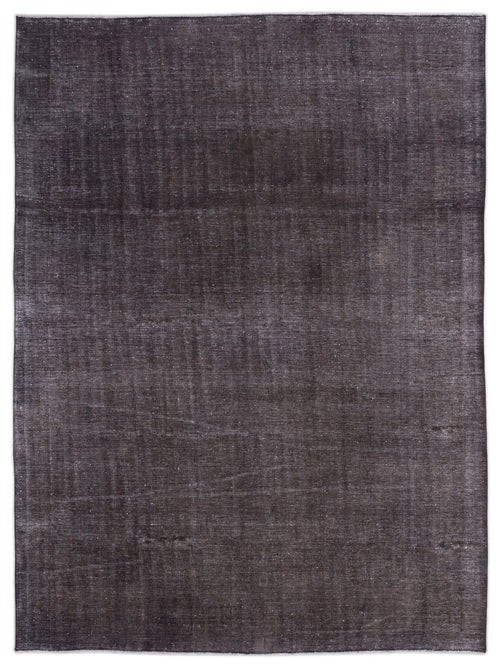 Epir Grey Vintage Wool Handmade Area Rug 9'7" x 13'1"