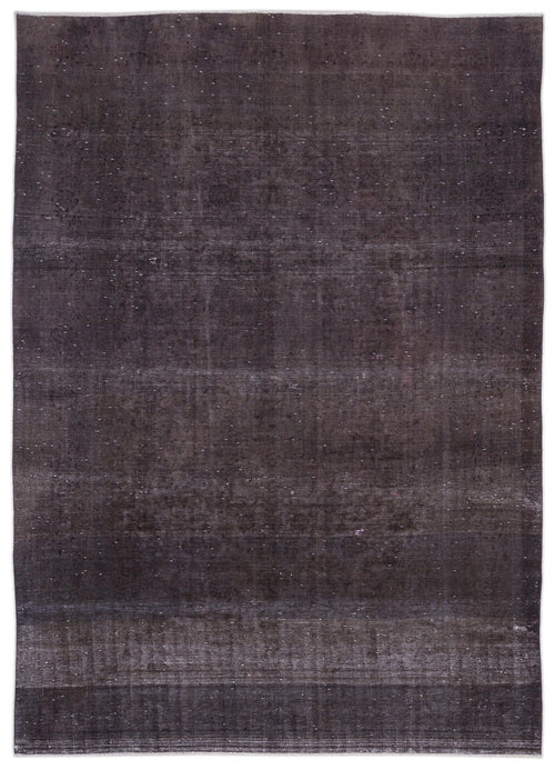 Epir Grey Vintage Wool Handmade Area Rug 9'4" x 13'1"