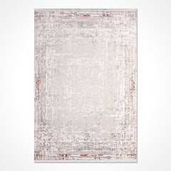 Vintage Area Rug – Machine Made Cream Rug with 8mm Pile Height & Laser Cut Edges