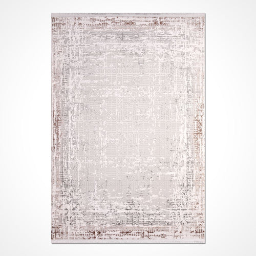 Vintage Area Rug – Machine Made Cream Rug with 8mm Pile Height & Laser Cut Edges