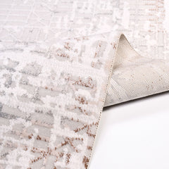 Vintage Area Rug – Machine Made Cream Rug with 8mm Pile Height & Laser Cut Edges