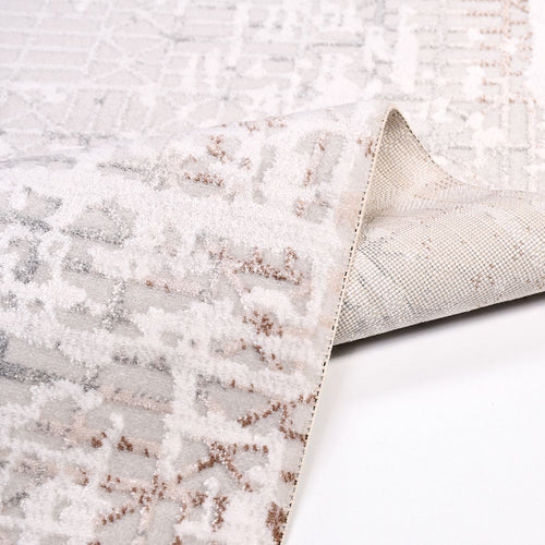 Vintage Area Rug – Machine Made Cream Rug with 8mm Pile Height & Laser Cut Edges