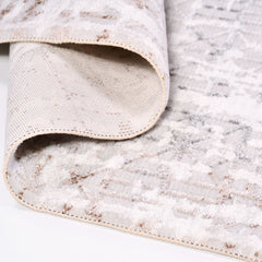 Vintage Area Rug – Machine Made Cream Rug with 8mm Pile Height & Laser Cut Edges