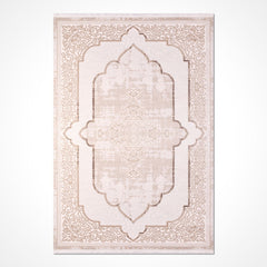 Winter Cream Classic Machine Made Area Rug
