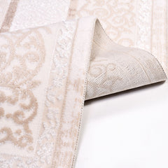 Winter Cream Classic Machine Made Area Rug