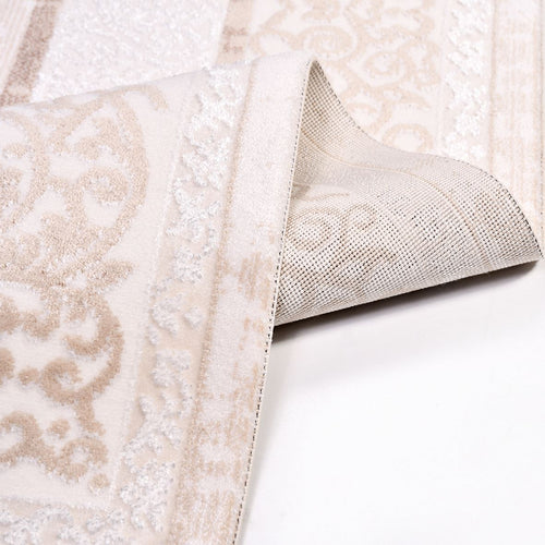 Winter Cream Classic Machine Made Area Rug