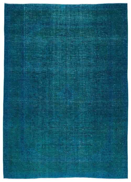 Epir Turquoise Vintage Wool Handmade Area Rug 9'3" x 12'10"