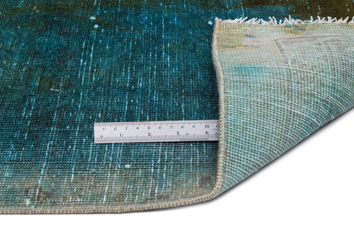 Epir Blue Vintage Wool Handmade Area Rug 9'2" x 12'4"