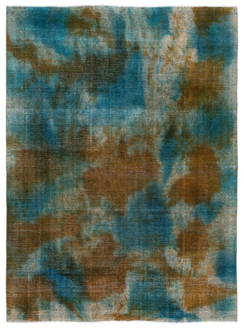 Epir Blue Vintage Wool Handmade Area Rug 9'2" x 12'4"