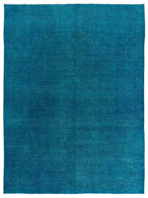 Epir Turquoise Vintage Wool Handmade Area Rug 9'7" x 13'0"