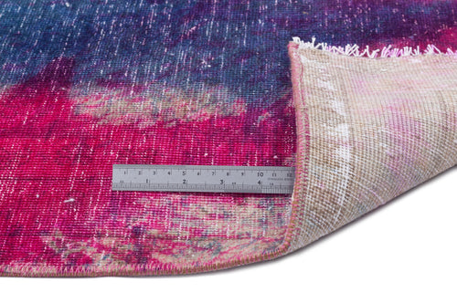 Epir Blue Vintage Wool Handmade Area Rug 9'5" x 12'11"