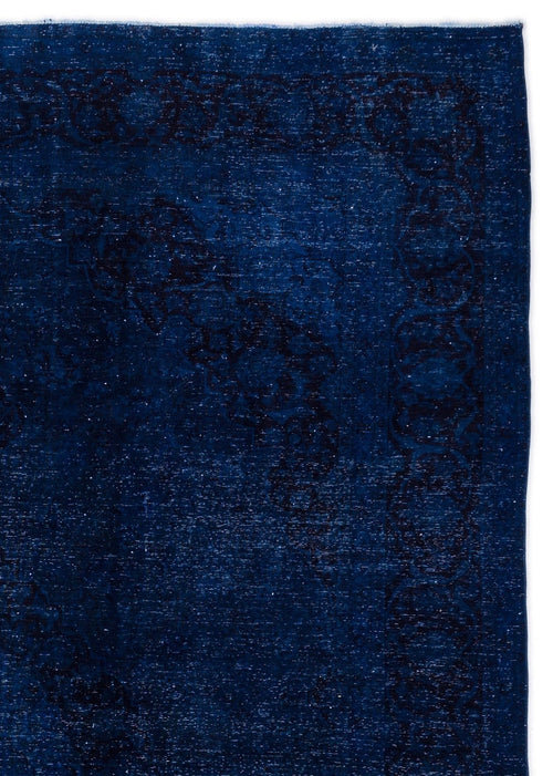 Epir Blue Vintage Wool Handmade Area Rug 9'6" x 13'5"