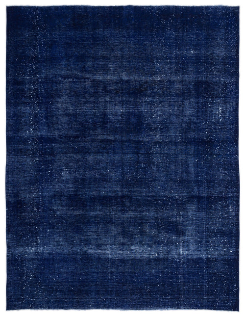 Epir Blue Vintage Wool Handmade Area Rug 9'6" x 12'4"