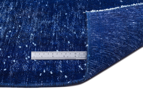 Epir Blue Vintage Wool Handmade Area Rug 9'6" x 12'4"