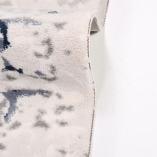 Modern Area Rug - Machine Made Grey Rug with Soft Pile Carpet | Durable Acrylic Carpet