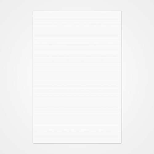 White Striped Area Rug – Durable Loop Pile Machine Made Rug 10mm Height