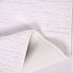 Modern Area Rug | White Machine Made Rug With Soft Pile For Living Room