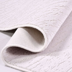 Modern Area Rug | White Machine Made Rug With Soft Pile For Living Room
